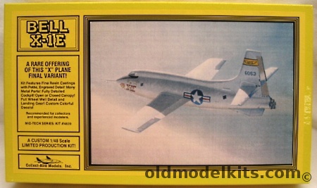 Collect-Aire 1/48 Bell X-1E Little Joe, 4839 plastic model kit